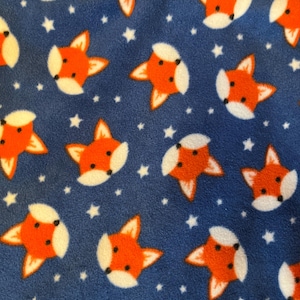Space Pod with liner, Sputnik fleece liner Rat Hammock 12. Foxes