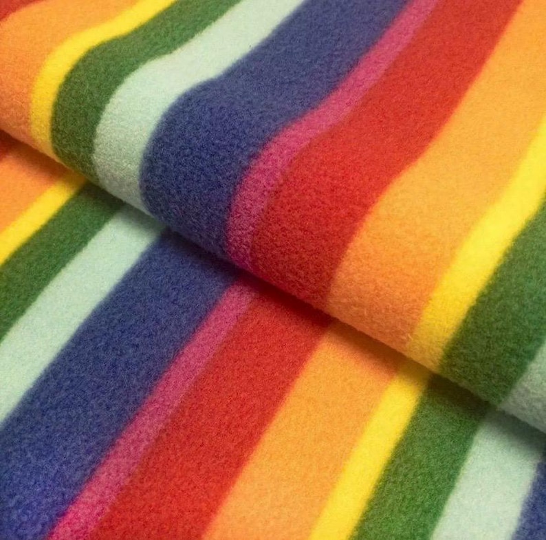 Space Pod with liner, Sputnik fleece liner Rat Hammock 17. Striped Rainbows