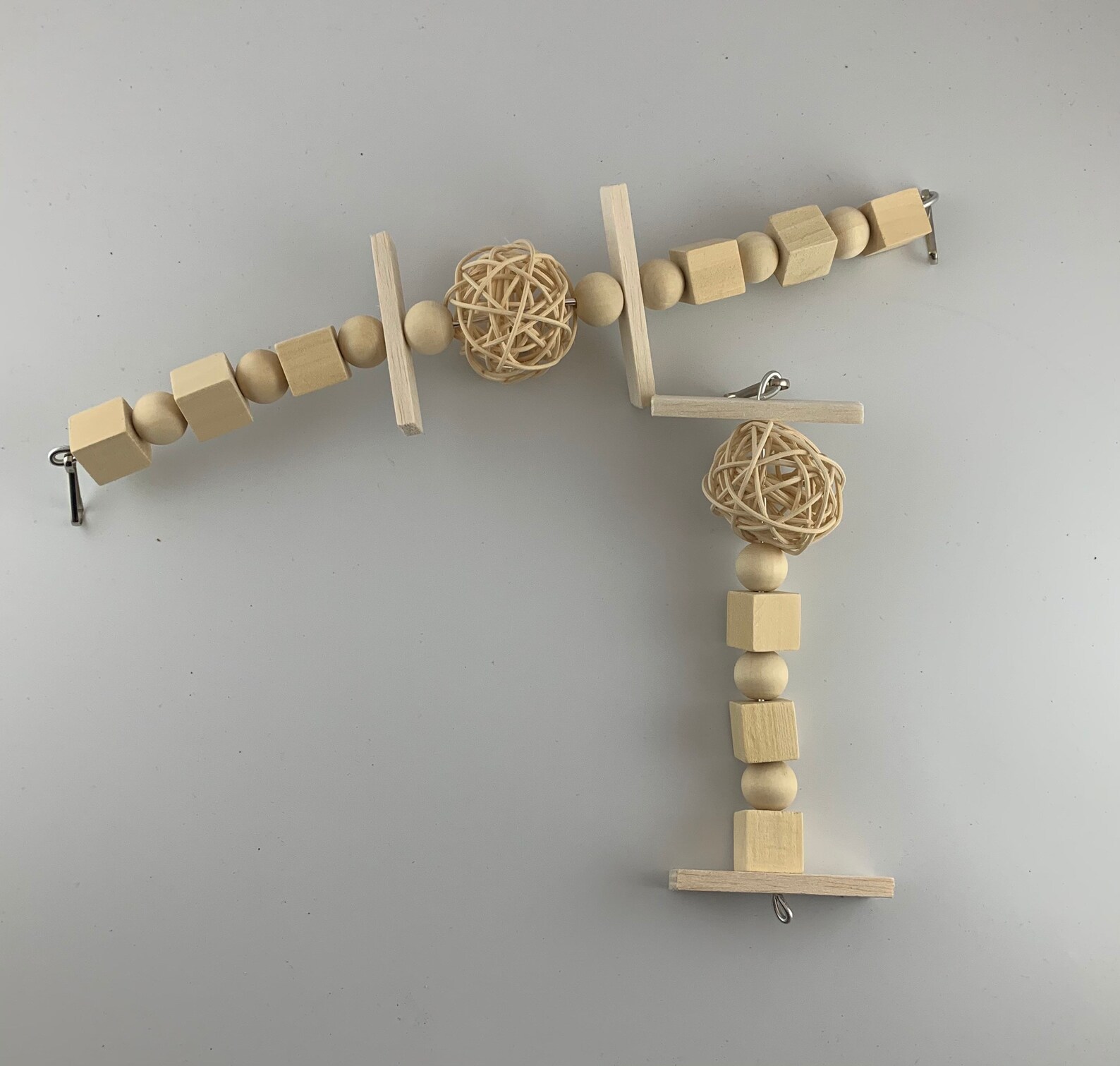 Natural Wood Colour Pet Toy for cage Pet Rat toy accessories Etsy