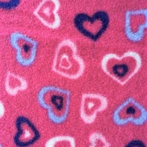 Space Pod with liner, Sputnik fleece liner Rat Hammock 9. Hearts