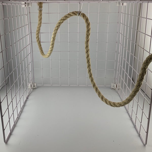 Natural Rope for cage suitable for rat, hamster, mice, degas, birds, parrots, Natural cage accessories