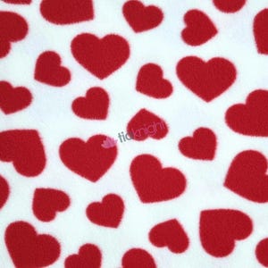 Space Pod with liner, Sputnik fleece liner Rat Hammock White Red Hearts