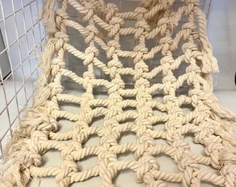 Pet Cage Cotton Rope Climbing Net, Rat Fall Breaker Toy