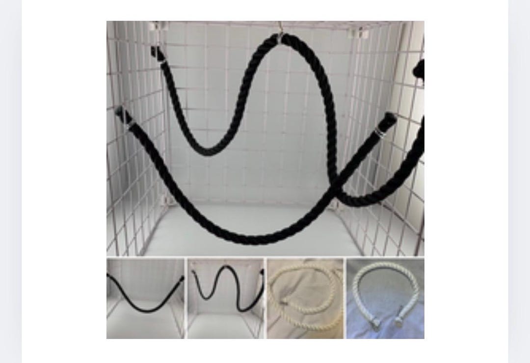 Photo inspiration: Hamster Cage Door Perch Attachments Reference: Pet Cage Rope Perch Rat Toy Hamster Accessories