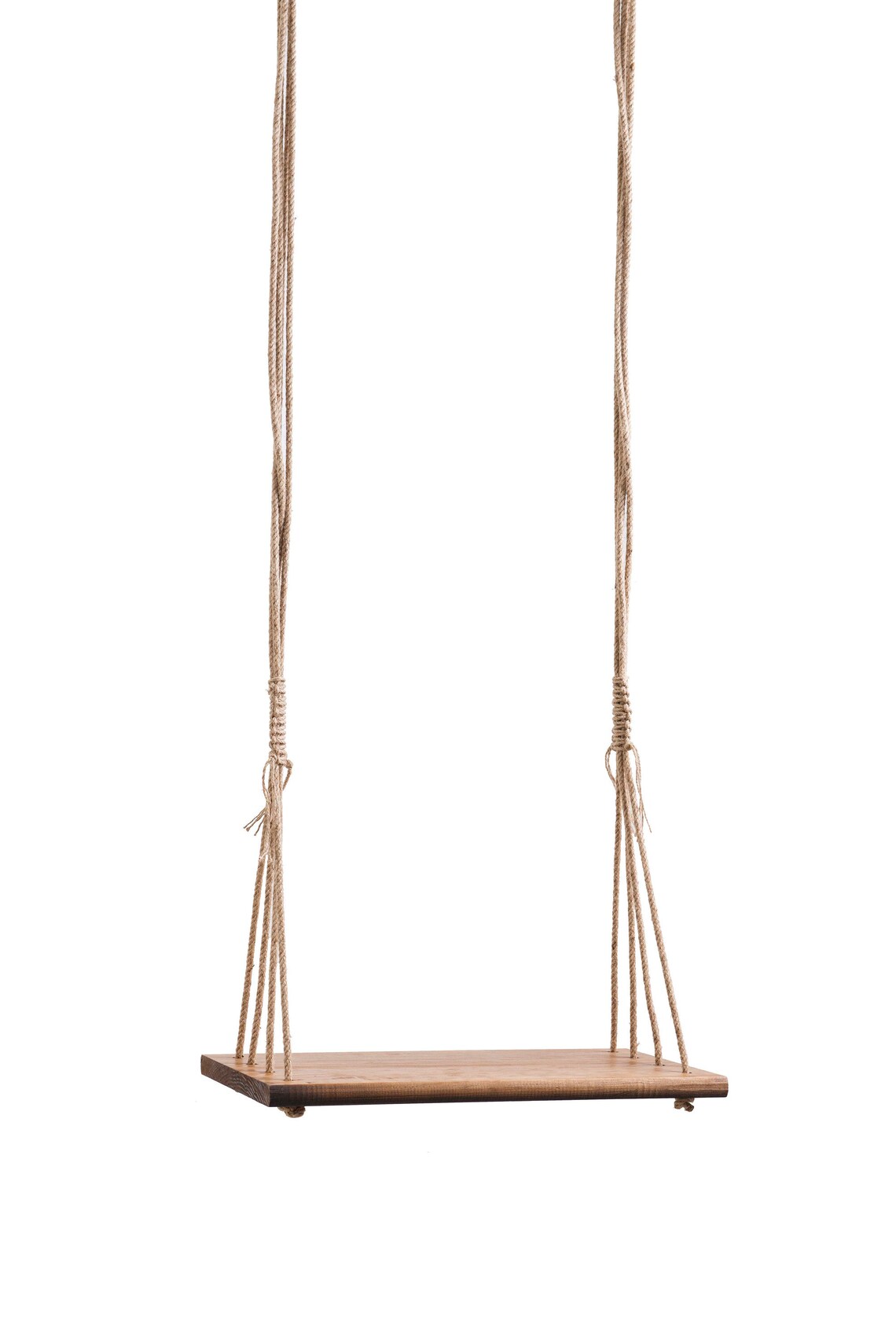 Handmade Wood Swing Wooden Tree Swing Outdoor Swing Garden Etsy