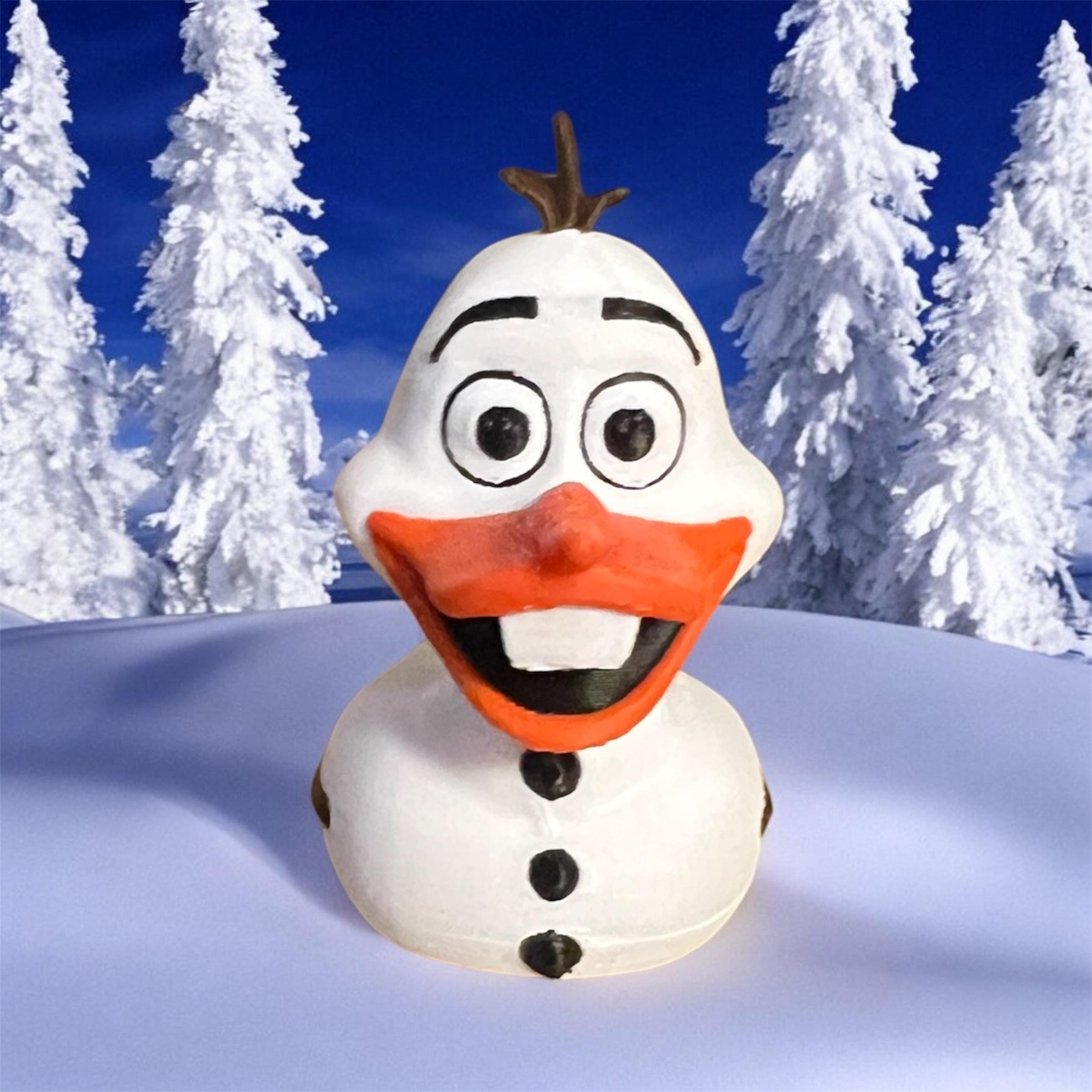 Olaf 3D Printed Duck