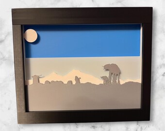 Battle of Hoth Shadow Box