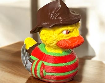 Freddy, el pato de plástico impreso en 3D