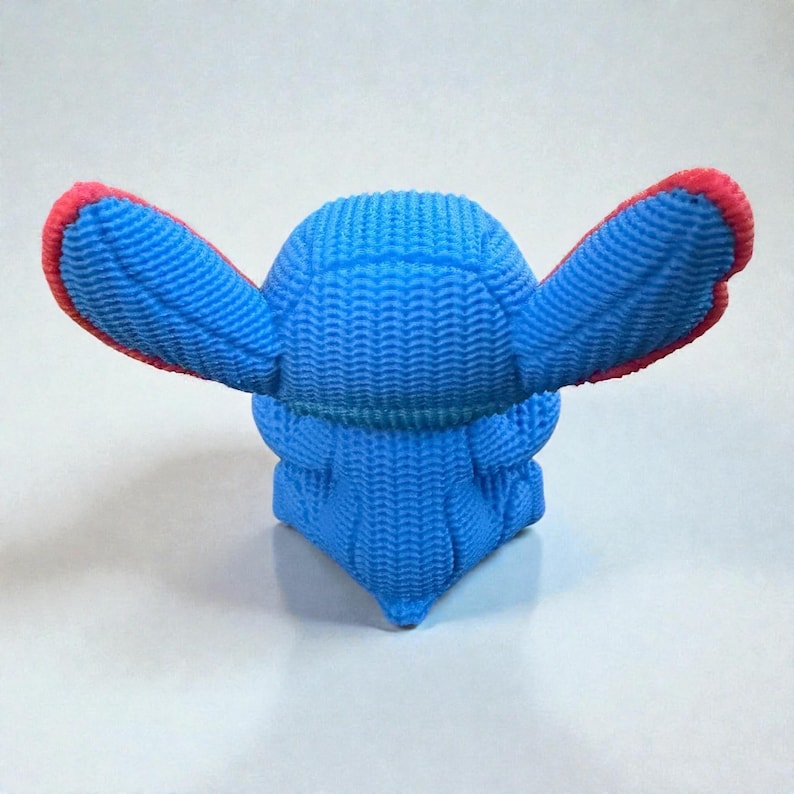 Stitched Stitch Valentines 3D Printed Plastic Figurine image 6