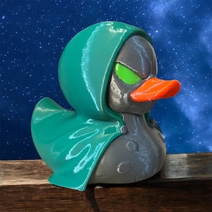 Dr. Doom 3D Printed Plastic Duck