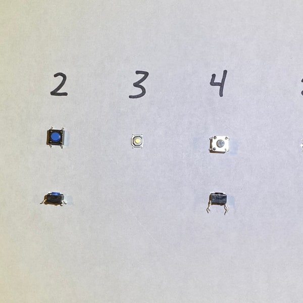 Momentary Tactile Switches (5 switches per)