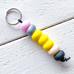 READY TO SHIP Pencil Keychain | Teacher Keychain | Keychain | Classroom Gift | Teacher Beaded Keychain