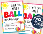 Printable/editable Have a Ball This Summer Fun Summer Break - Etsy