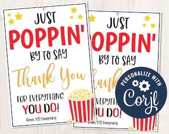 Card To Say Thanks Etsy
