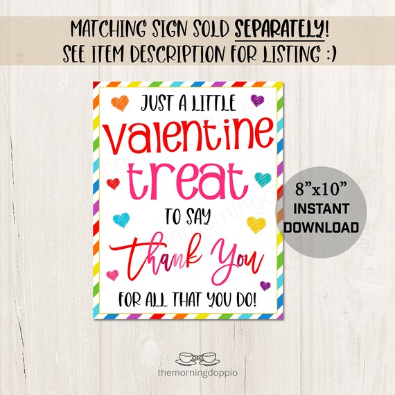Editable Valentine's Day Team Appreciation Tag, Printable Sports Treat Gift  Tags, Coworkers Employees Staff Faculty School Gameday Matchday 