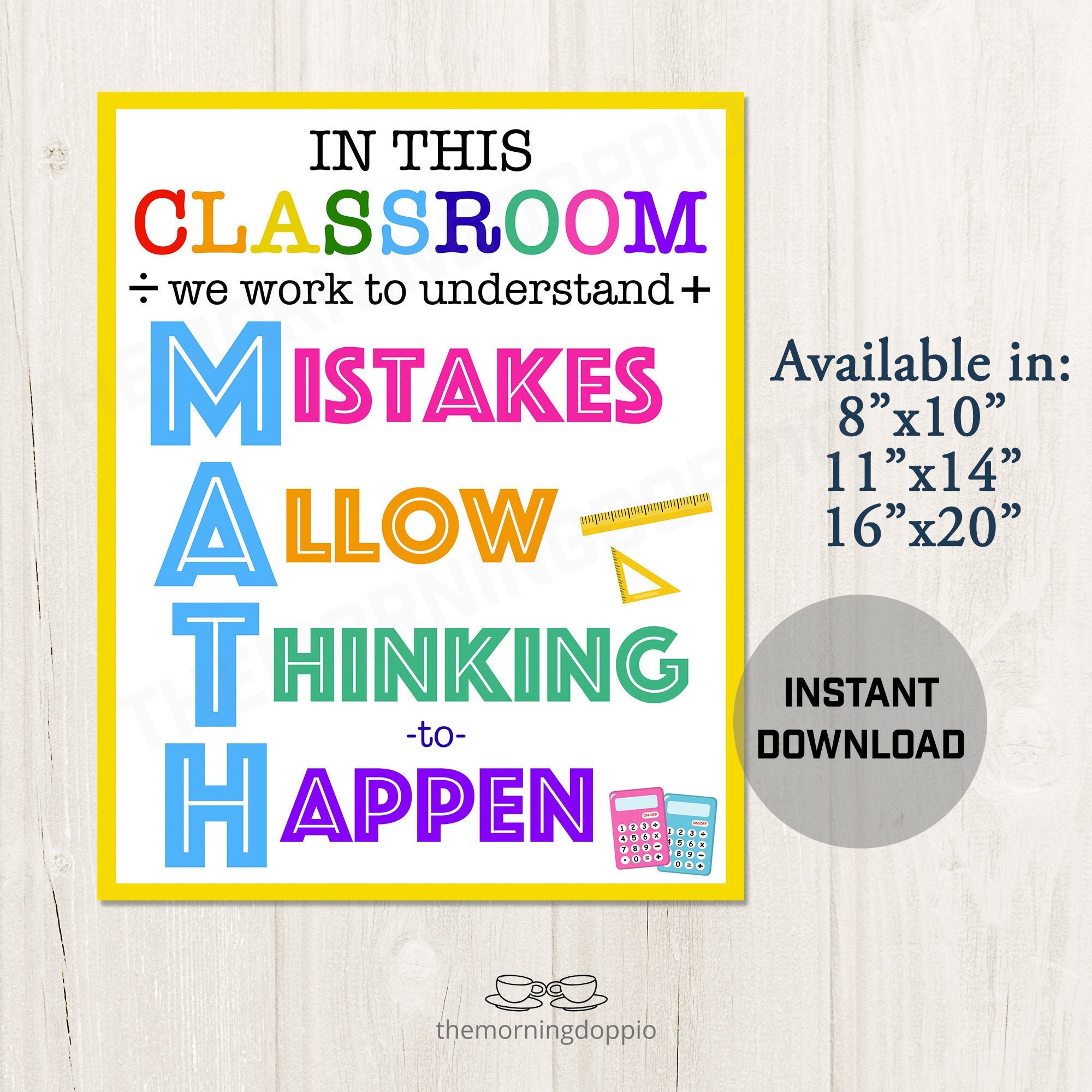 Math Classroom Ideas