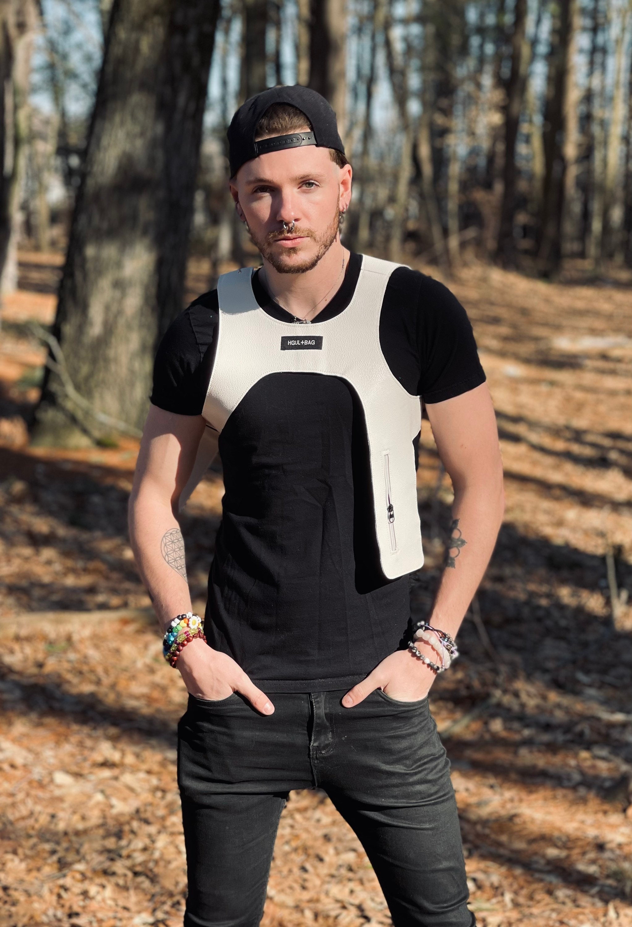 Leather Harness Vest Etsy