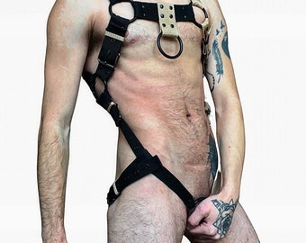 FTM/Trans Masculine Harness W/ Built In Cock Ring