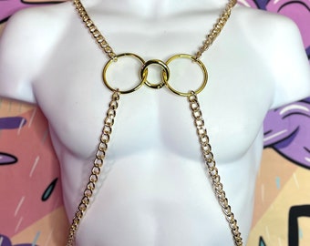 Custom Fit REVERSIBLE Unisex Chain Harness