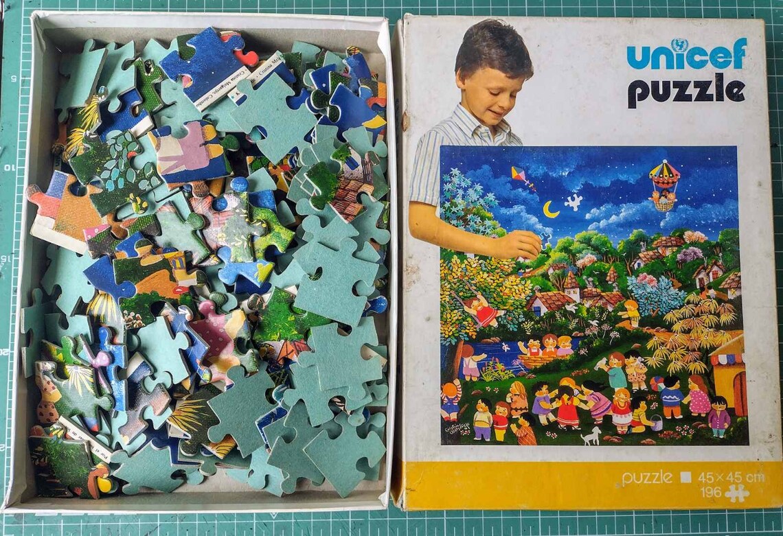 Unicef Puzzle Juegos Infantiles Christina Melgarejo Código Etsy