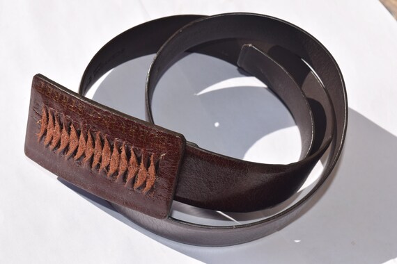 Ermano Scervino Street Belt M - 100%genuine Leather One  display picture 1