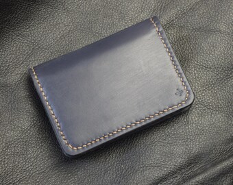 Handmade Genuine Leather Card Wallet, Card Holder, Bu