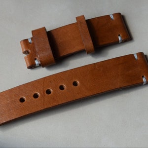 Watch Strap Band Genuine Leather 18mm, 20mm,22mm,24mm,26mm  Handmade Top Quality Bulgaria