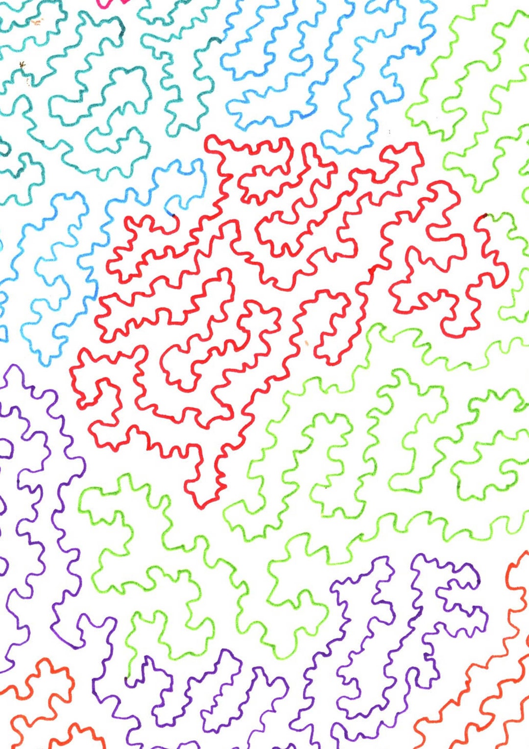 Abstract, Autism Awareness, Bright Colours, Calming Pattern, Wall ...