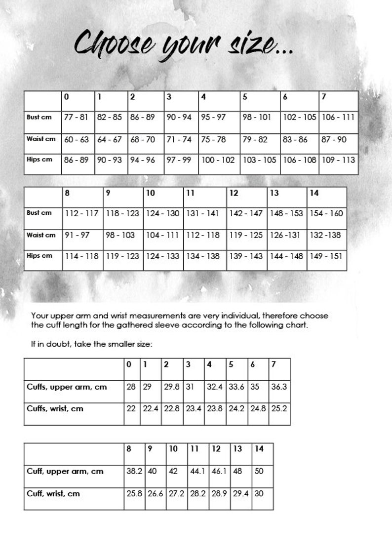 Harmony Ebook EU Size 32-60 ENGLISH