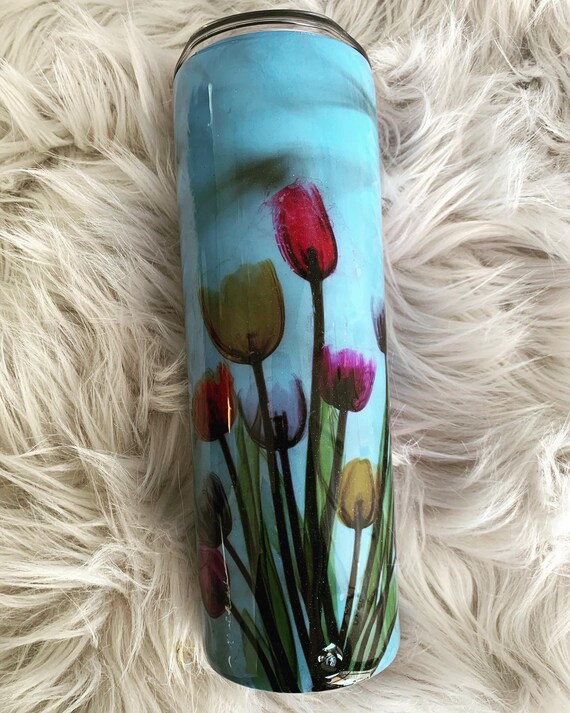 Smoke Design Tumbler Smoke Tumbler X Ray Flower Design Etsy