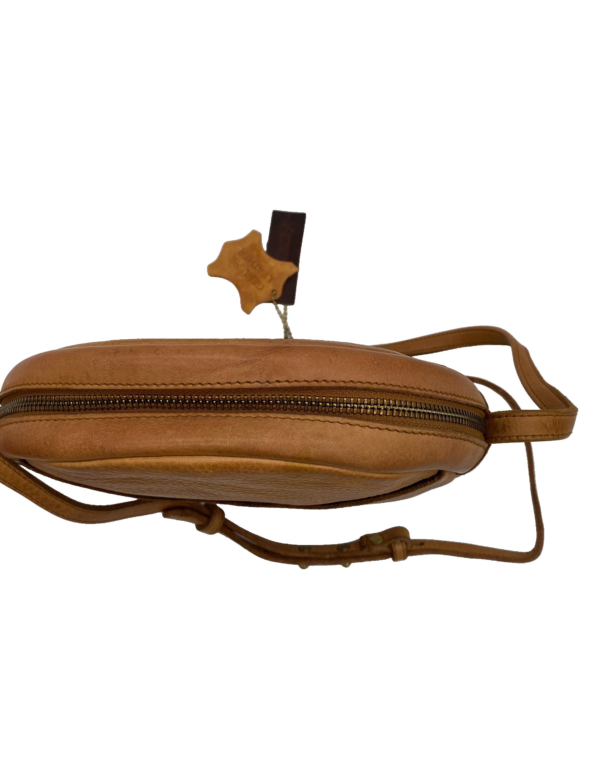 Genuine Leather Round Sling Bag Round Sling Bag Sling Bag Etsy