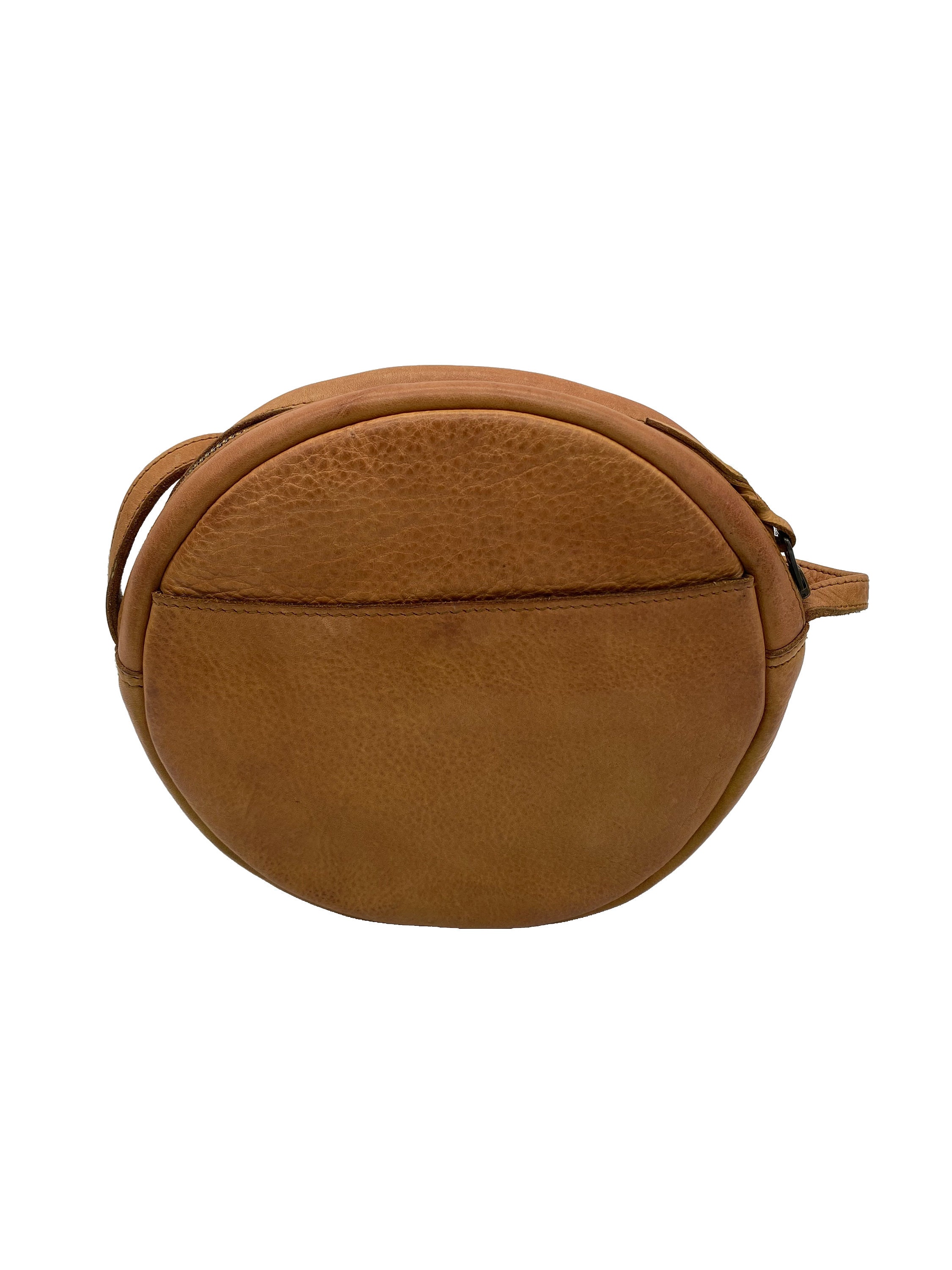 Genuine Leather Round Sling Bag Round Sling Bag Sling Bag Etsy