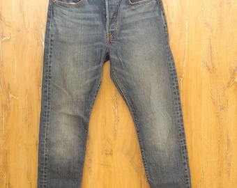 W27 L32/Levis blauwe jeans, vintage levis, blauwe jeans, vintage Levi's, levis denim, levis retro, hipster, levis zeldzaam, levis katoen Blauwe Levi's klassiek