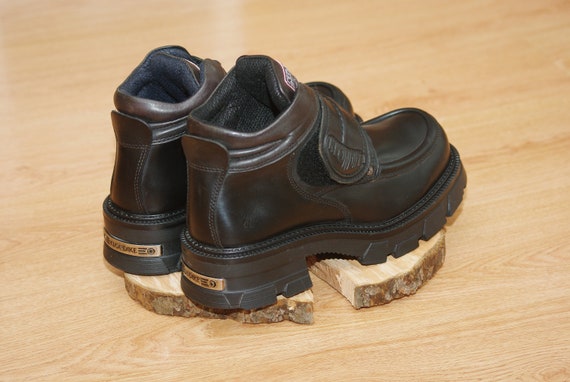 Vintage platform black boots size 43,New Rock 90’s