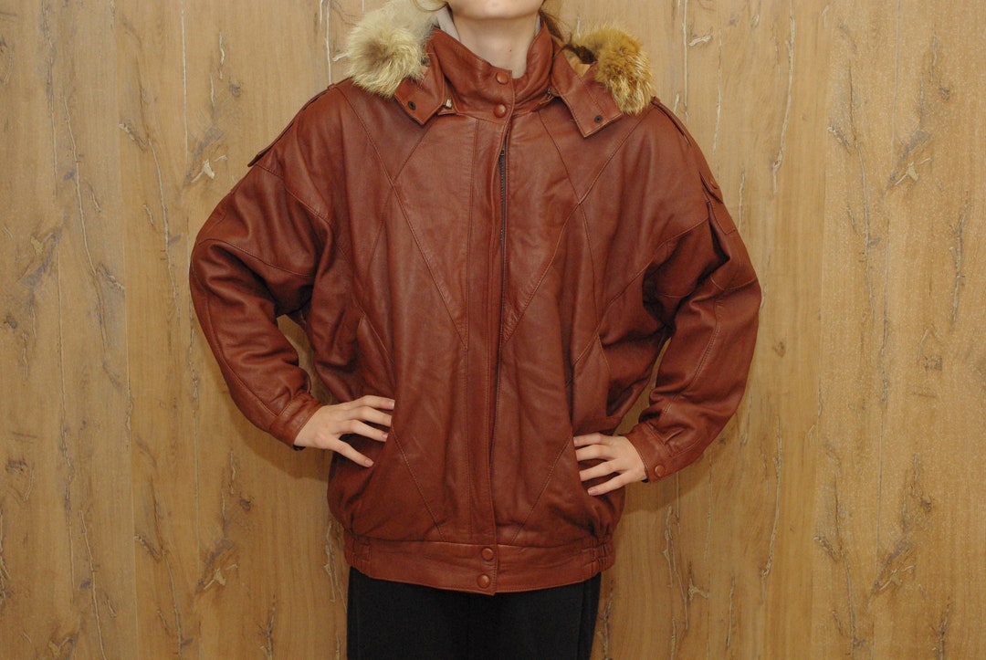 Vintage Lantern Sleeve Hooded Jacket