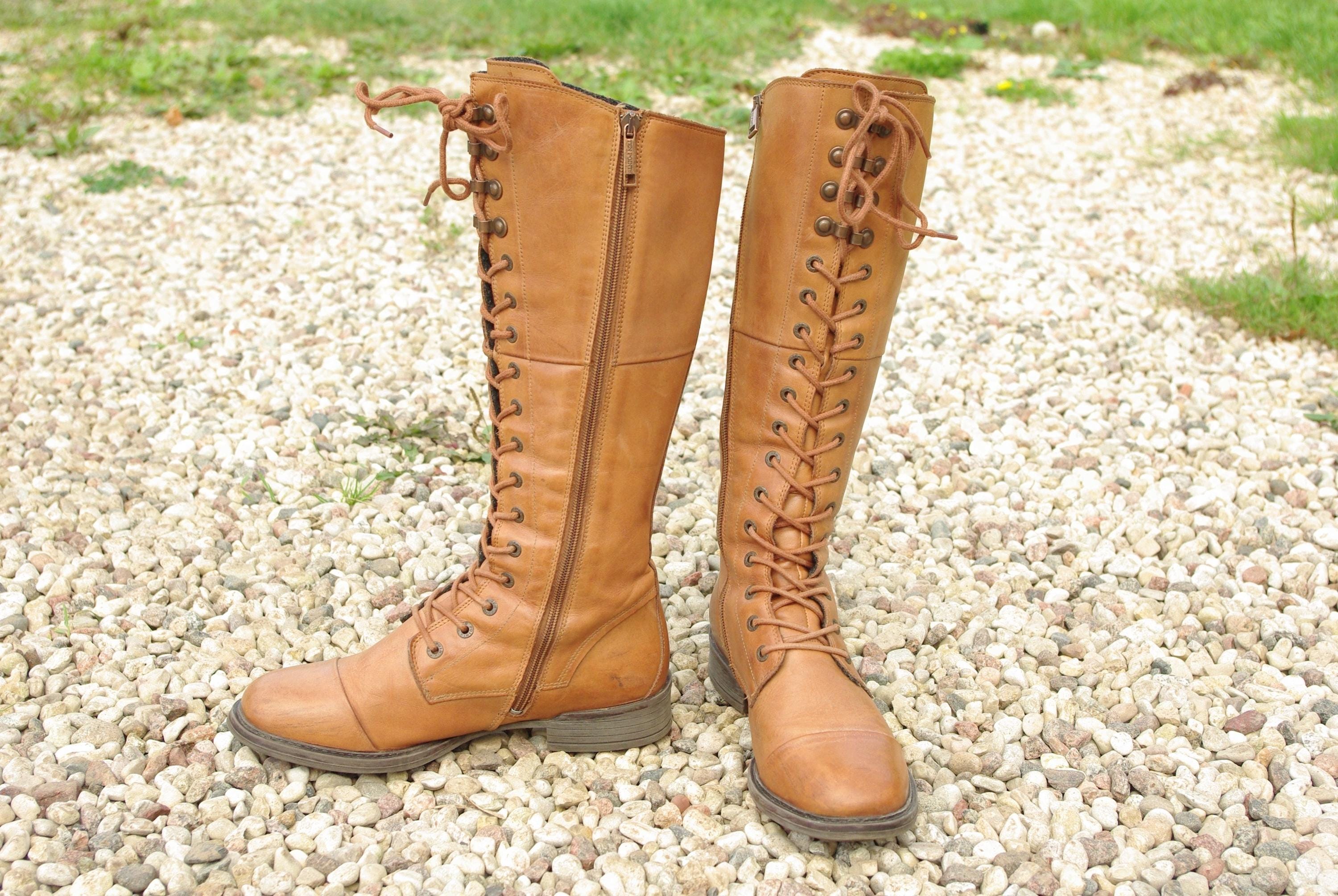 Lace Up Dune Outrageous Boots Dune London Prestone Leather Cleated