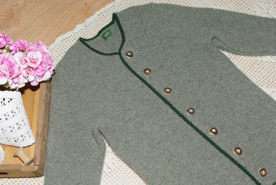 Vintage Gossl Kids wool cardigan jacket 122/Dirnd… - image 2