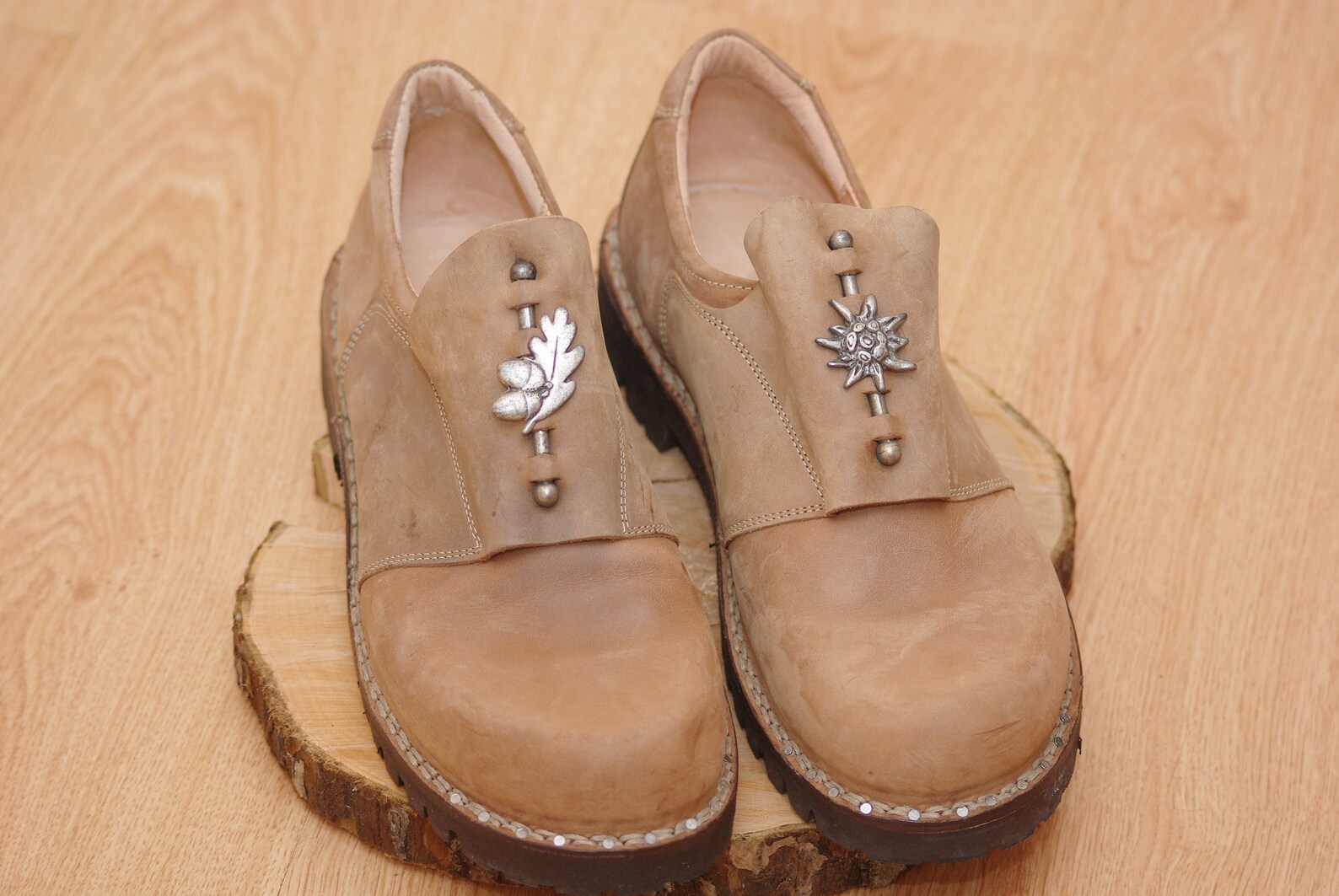 Vintage Think shoes size 45Leather Bavarian Trachten Shoes | Etsy