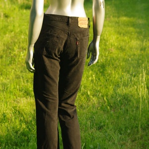 Black Levi&#39;s 501 W30 L30/Black Jeans/Levi Strauss Jeans/Levis Jeans 38/Straight Leg Vintage Reworked Levi Jeans BLACK/Unisex Adult Clothing