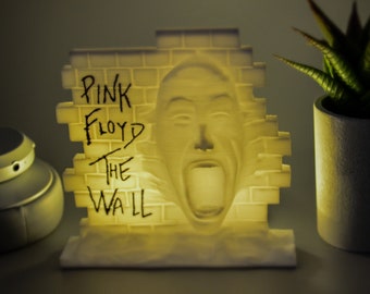 Pink Floyd Tribute Sculpture, Pink Floyd fan, Pink Floyd The Wall, Pink Floyd 3D Photo, Gift Pink Floyd Print