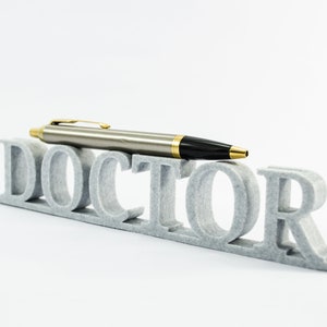 Doctor Pen Holder, Doctor Mother's Day Gift, Office Gift, Desk Sign, 3D Gift, Valentine's Day Gift