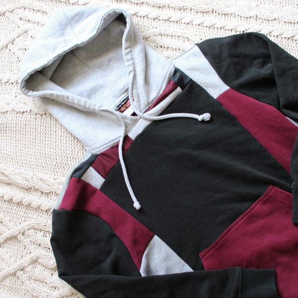 Minimalist Flag Patchwork Hoodie main image 0