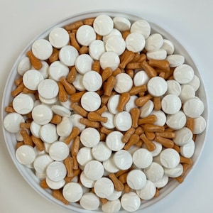 Baseball Mix Edible Confetti Sprinkles You Pick the Size Sports Birthday Cake Donuts Candy Brownies Cake pop Toppings