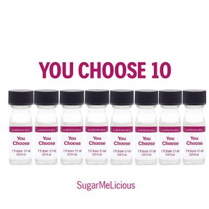 LorAnn Hard Candy 10 Count Flavoring Oil Super Strength Extract- You Pick Choose Flavors- We Have Every Flavor In Stock