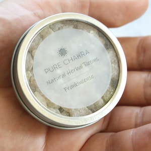 Pure Chakra Frankincense Herbal Resin Incense - Natural Resin Incense For Meditation, Witchcraft, Healing