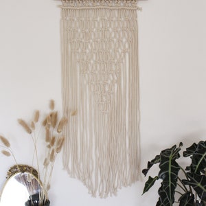 Harmony Geometric Cotton Large & Long Macrame Wall Hanging Hippie Wall Tapestry