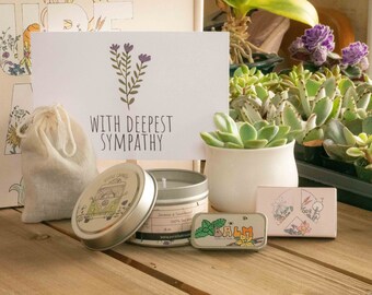 With Deepest Sympathy. Sympathy Gift Loss of Father. Sympathy Gift Box. Thinking of You Care Package. Sympathy Card. Sympathy Gift Basket.