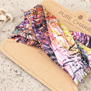 Scratch & Scribbles Multifunctional Headband Mask – Hair Wrap Bandana – Scrunch Headband – Yoga Headband