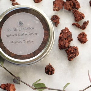Pure Chakra Mystical Dragon Blend Natural Incense Resins - Natural Resin Incense For Meditation, Witchcraft, Healing
