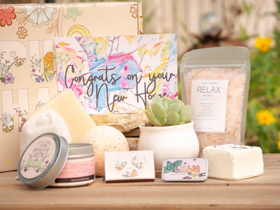 Congratulations On Your New Home! House Warming Gift Box. House